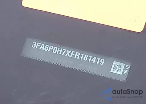 2015 Ford Fusion Se from USA, damaged, VIN 3FA6P0H7XFR181419